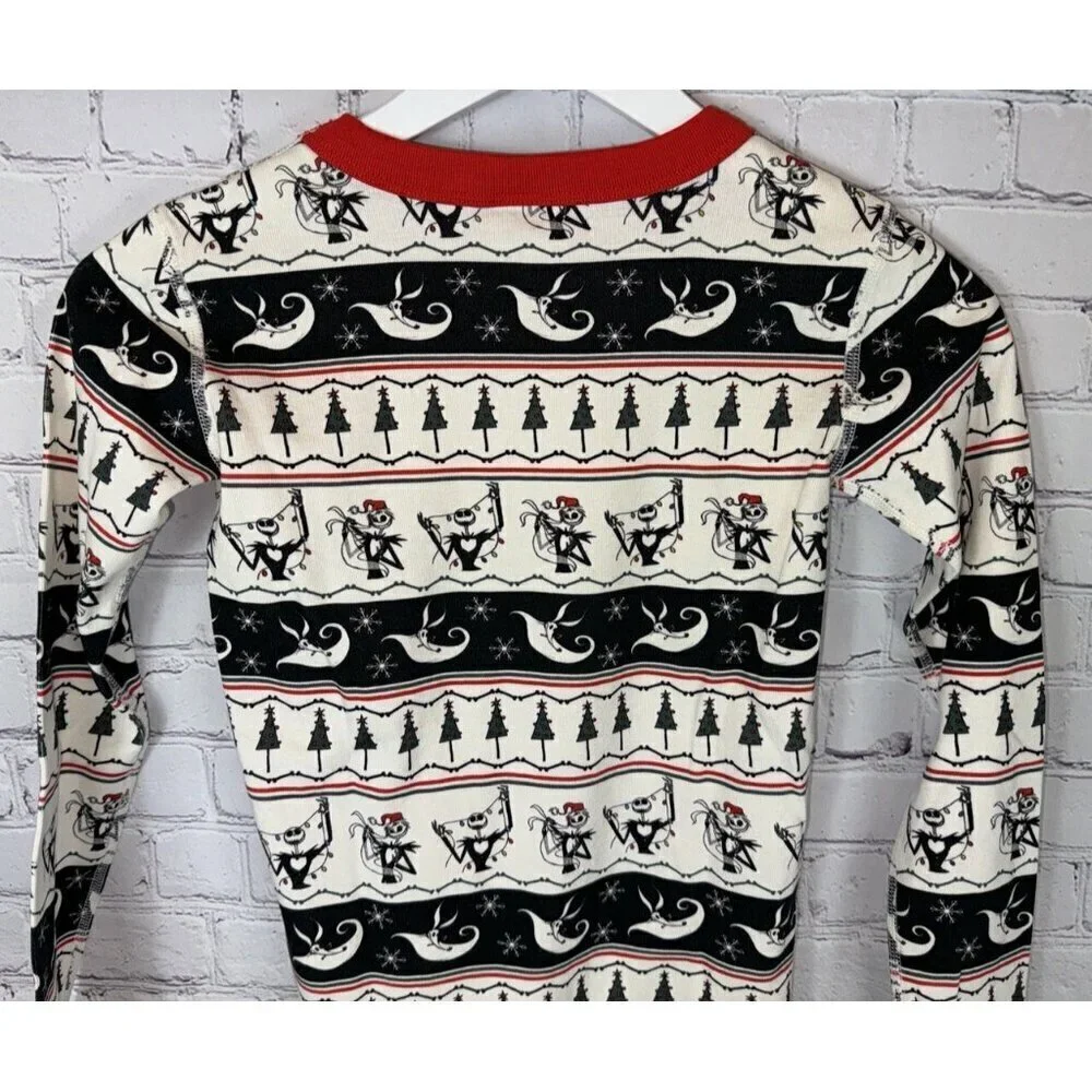 HANNA ANDERSSON X DISNEY Nightmare Before Xmas Pajama Set Organic Cotton Size 12